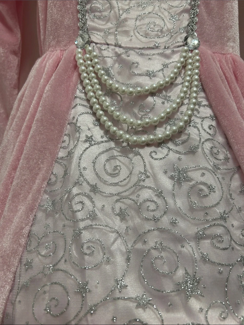 Special Edition Cinderella Party Embroidered Dress up Costume size 7/8 pink